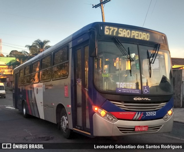 Transportes Capellini 32.052 na cidade de Campinas, São Paulo, Brasil, por Leonardo Sebastiao dos Santos Rodrigues. Número da foto: #9734828.