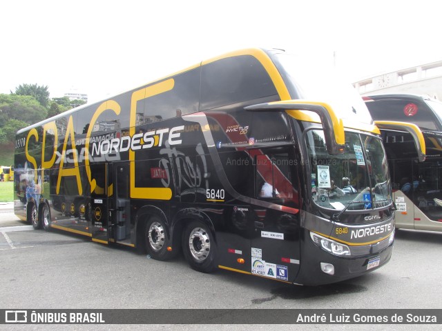 Expresso Nordeste 5840 na cidade de São Paulo, São Paulo, Brasil, por André Luiz Gomes de Souza. ID da foto: 9735009.