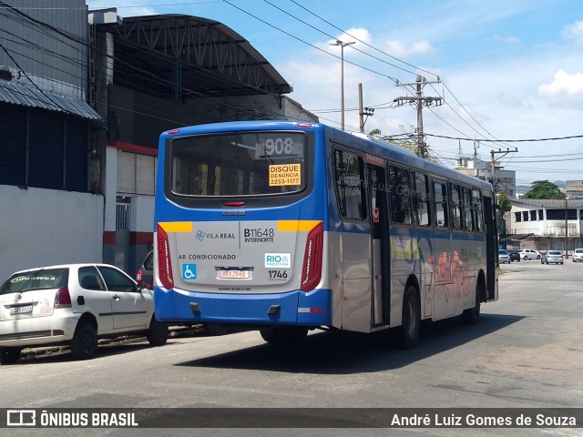 Viação Vila Real B11648 na cidade de Rio de Janeiro, Rio de Janeiro, Brasil, por André Luiz Gomes de Souza. Número da foto: #9735530.