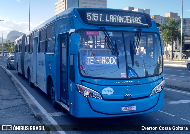 Nova Transporte 22306 na cidade de Cariacica, Espírito Santo, Brasil, por Everton Costa Goltara. Número da foto: #9734054.