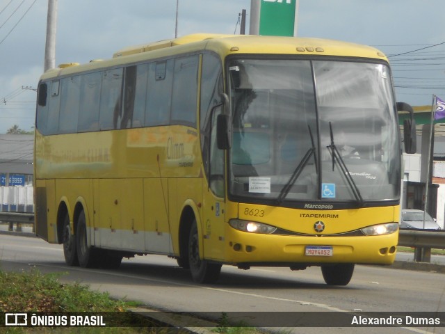 Viação Itapemirim 8623 na cidade de Bayeux, Paraíba, Brasil, por Alexandre Dumas. ID da foto: 9735028.