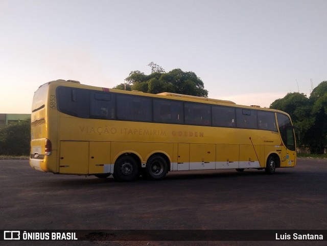 Viação Itapemirim 5853 na cidade de Caxias, Maranhão, Brasil, por Luis Santana. ID da foto: 9734178.