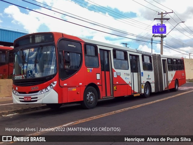Itajaí Transportes Coletivos 2936 na cidade de Campinas, São Paulo, Brasil, por Henrique Alves de Paula Silva. Número da foto: #9792766.