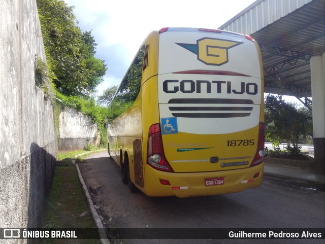 Empresa Gontijo de Transportes 18785 na cidade de Lambari, Minas Gerais, Brasil, por Guilherme Pedroso Alves. ID da foto: 9792830.