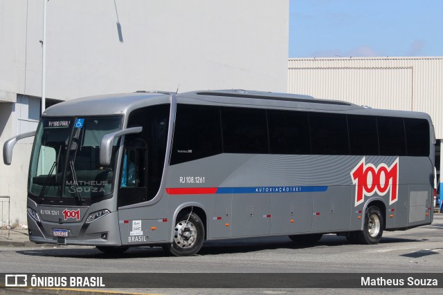 Auto Viação 1001 RJ 108.1261 na cidade de Rio de Janeiro, Rio de Janeiro, Brasil, por Matheus Souza. ID da foto: 9792770.