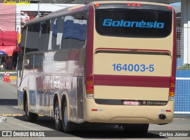 Auto Viação Goianésia 164003-5 na cidade de Goiânia, Goiás, Brasil, por Carlos Júnior. Número da foto: #9792386.