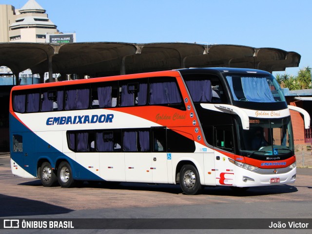 Expresso Embaixador 501 na cidade de Porto Alegre, Rio Grande do Sul, Brasil, por João Victor. Número da foto: #9793149.