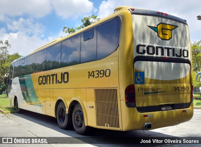 Empresa Gontijo de Transportes 14390 na cidade de São Paulo, São Paulo, Brasil, por José Vitor Oliveira Soares. ID da foto: 9793209.