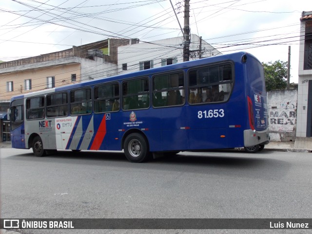 Next Mobilidade - ABC Sistema de Transporte 81.653 na cidade de Diadema, São Paulo, Brasil, por Luis Nunez. ID da foto: 9817961.