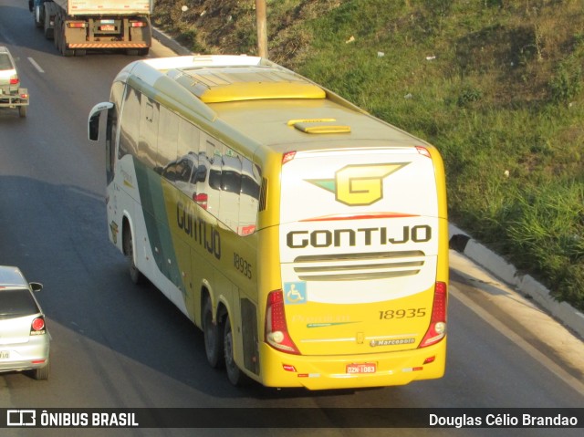 Empresa Gontijo de Transportes 18935 na cidade de Belo Horizonte, Minas Gerais, Brasil, por Douglas Célio Brandao. ID da foto: 9818655.