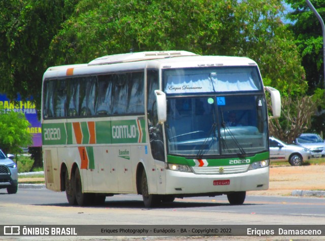 Empresa Gontijo de Transportes 20220 na cidade de Eunápolis, Bahia, Brasil, por Eriques  Damasceno. ID da foto: 9818253.