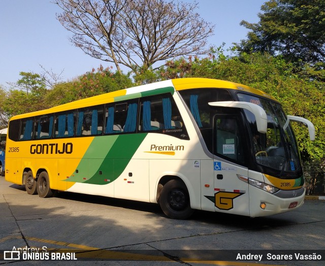 Empresa Gontijo de Transportes 21385 na cidade de São Paulo, São Paulo, Brasil, por Andrey  Soares Vassão. Número da foto: #9818424.