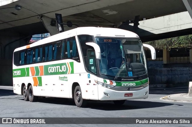 Empresa Gontijo de Transportes 21580 na cidade de Belo Horizonte, Minas Gerais, Brasil, por Paulo Alexandre da Silva. ID da foto: 9818225.