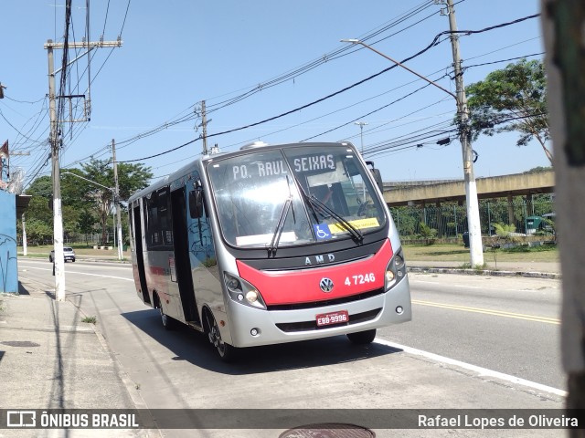 Pêssego Transportes 4 7246 na cidade de São Paulo, São Paulo, Brasil, por Rafael Lopes de Oliveira. ID da foto: 9818095.