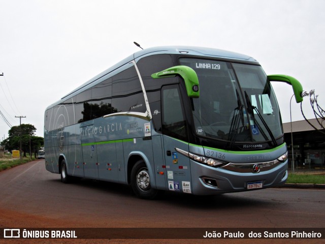 Viação Garcia 82136 na cidade de Foz do Iguaçu, Paraná, Brasil, por João Paulo  dos Santos Pinheiro. Número da foto: #9818025.