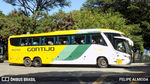 Empresa Gontijo de Transportes 18240 na cidade de São Paulo, São Paulo, Brasil, por FELIPE ALMEIDA. ID da foto: 9820650.