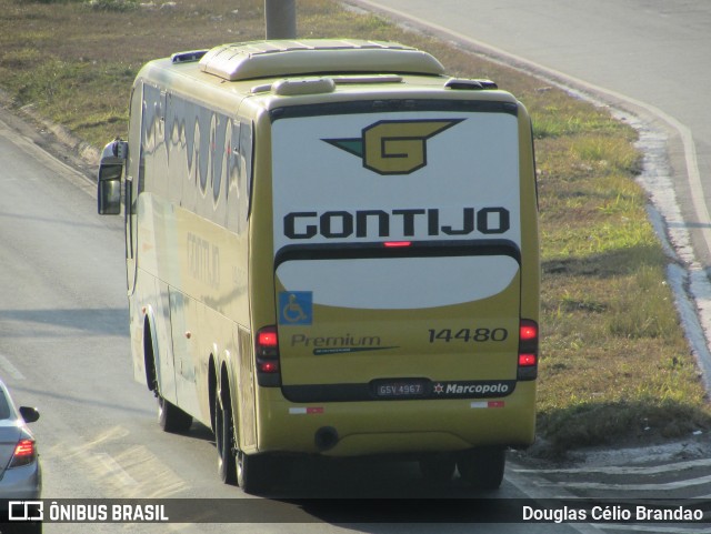 Empresa Gontijo de Transportes 14480 na cidade de Belo Horizonte, Minas Gerais, Brasil, por Douglas Célio Brandao. Número da foto: #9820222.