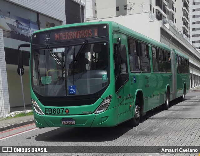 Auto Viação São José dos Pinhais EB607 na cidade de Curitiba, Paraná, Brasil, por Amauri Caetano. ID da foto: 9819812.