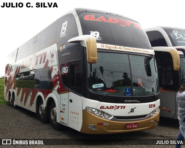Auto Viação Gadotti 3214 na cidade de Porto Alegre, Rio Grande do Sul, Brasil, por JULIO SILVA. Número da foto: #9820562.