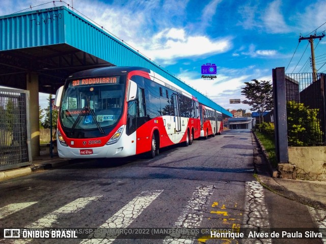 Itajaí Transportes Coletivos 2058 na cidade de Campinas, São Paulo, Brasil, por Henrique Alves de Paula Silva. ID da foto: 9820397.