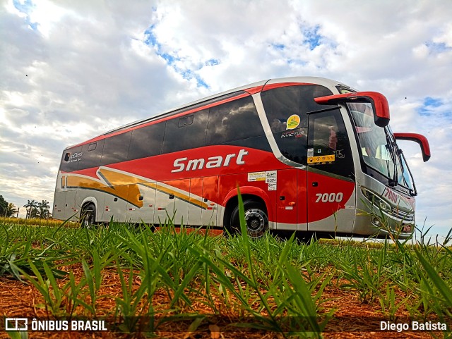 Viação Smart Transporte e Turismo 7000 na cidade de São Paulo, São Paulo, Brasil, por Diego Batista. ID da foto: 9819708.