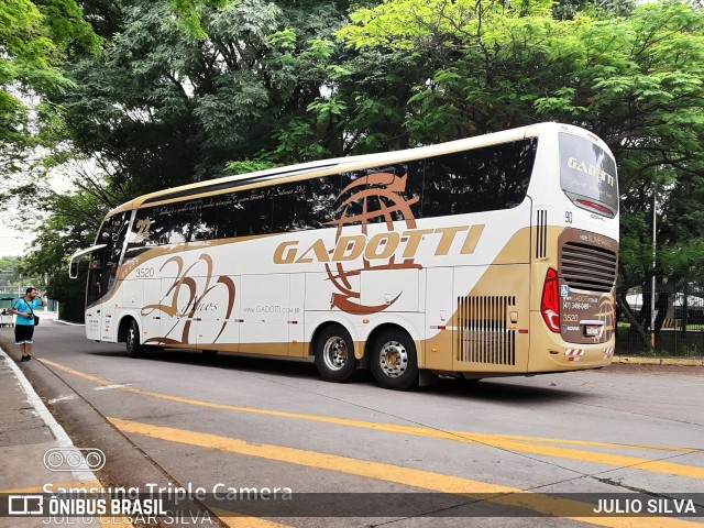 Auto Viação Gadotti 3520 na cidade de São Paulo, São Paulo, Brasil, por JULIO SILVA. Número da foto: #9820582.