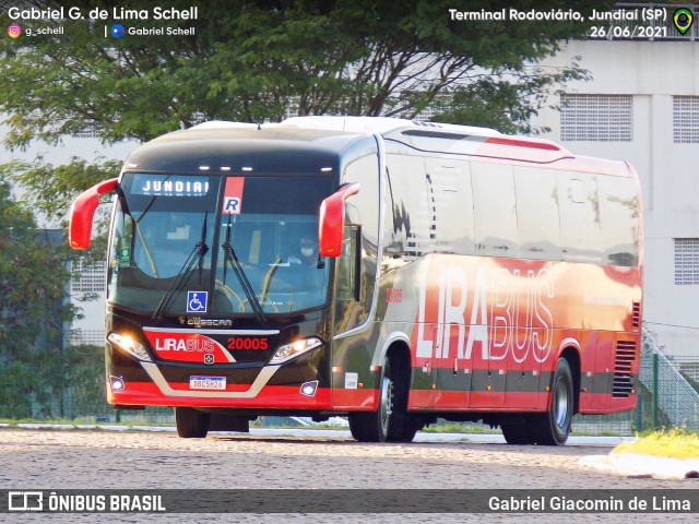 Lirabus 20005 na cidade de Jundiaí, São Paulo, Brasil, por Gabriel Giacomin de Lima. Número da foto: #9822976.