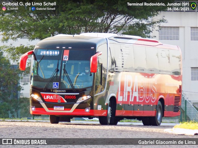 Lirabus 20005 na cidade de Jundiaí, São Paulo, Brasil, por Gabriel Giacomin de Lima. ID da foto: 9822976.