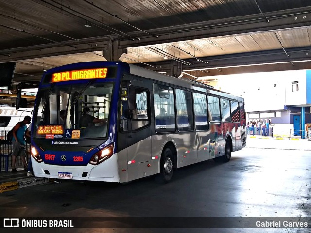 BR7 Mobilidade 2285 na cidade de São Bernardo do Campo, São Paulo, Brasil, por Gabriel Garves. Número da foto: #9822043.