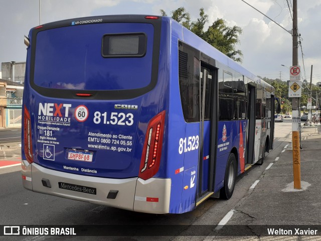 Next Mobilidade - ABC Sistema de Transporte 81.523 na cidade de Diadema, São Paulo, Brasil, por Welton Xavier. ID da foto: 9821440.