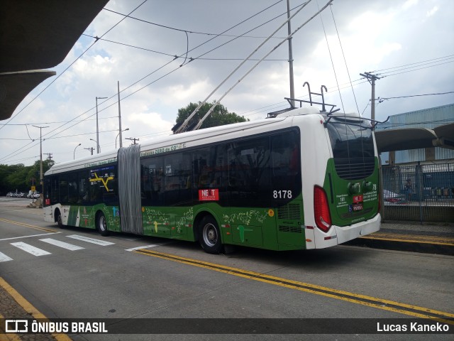 Next Mobilidade - ABC Sistema de Transporte 8178 na cidade de São Paulo, São Paulo, Brasil, por Lucas Kaneko. ID da foto: 9821475.