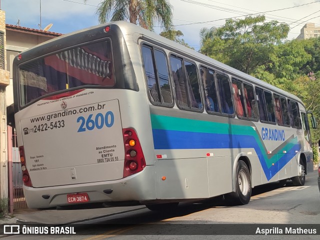 Grandino Transportes 2600 na cidade de Taboão da Serra, São Paulo, Brasil, por Asprilla Matheus. ID da foto: 9822890.