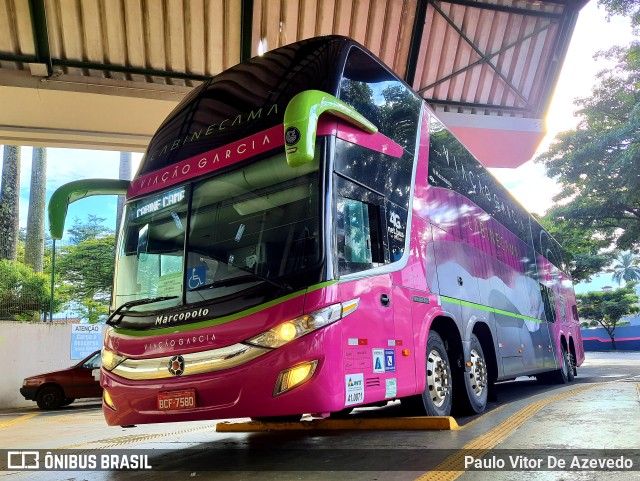 Viação Garcia 8715 na cidade de Franca, São Paulo, Brasil, por Paulo Vitor De Azevedo. Número da foto: #9822072.