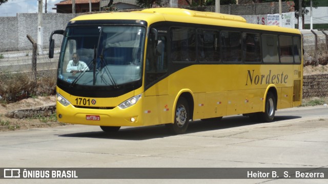 Viação Nordeste 1701 na cidade de Natal, Rio Grande do Norte, Brasil, por Heitor B.  S.  Bezerra. Número da foto: #9821454.