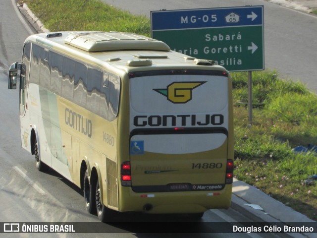 Empresa Gontijo de Transportes 14880 na cidade de Belo Horizonte, Minas Gerais, Brasil, por Douglas Célio Brandao. ID da foto: 9823149.