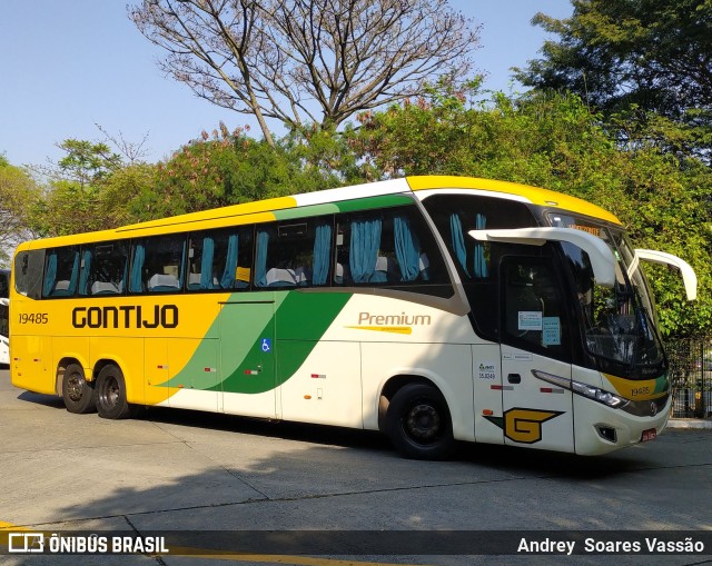 Empresa Gontijo de Transportes 19485 na cidade de São Paulo, São Paulo, Brasil, por Andrey  Soares Vassão. Número da foto: #9825414.