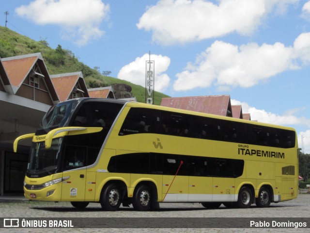 Viação Itapemirim 17017 na cidade de Três Rios, Rio de Janeiro, Brasil, por Pablo Domingos. ID da foto: 9823992.