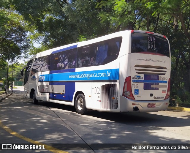 Auto Viação Bragança 11002 na cidade de São Paulo, São Paulo, Brasil, por Helder Fernandes da Silva. Número da foto: #9825927.