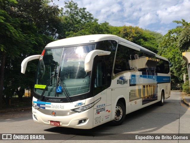 VIDA - Viação Danúbio Azul 19012 na cidade de São Paulo, São Paulo, Brasil, por Espedito de Brito Gomes. Número da foto: #9824388.