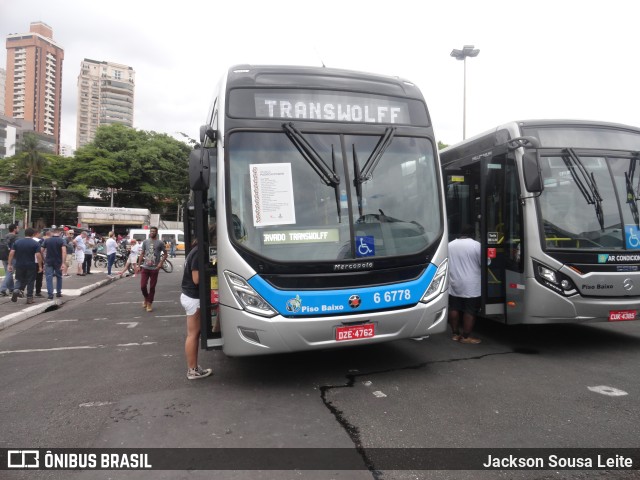 Transwolff Transportes e Turismo 6 6778 na cidade de São Paulo, São Paulo, Brasil, por Jackson Sousa Leite. Número da foto: #9823824.