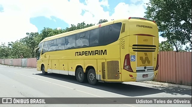 Viação Itapemirim 60021 na cidade de Brasília, Distrito Federal, Brasil, por Udiston Teles de Oliveira. ID da foto: 9824133.