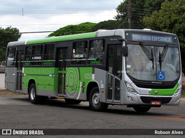 Viação Garcia 8253 na cidade de Paranavaí, Paraná, Brasil, por Robson Alves. ID da foto: 9825981.