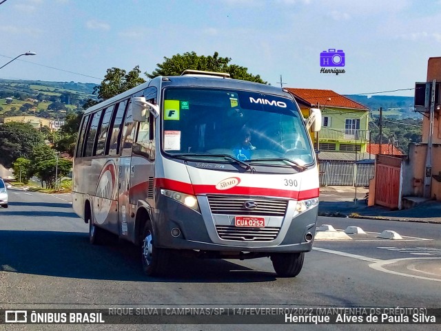 Viação Mimo 390 na cidade de Campinas, São Paulo, Brasil, por Henrique Alves de Paula Silva. Número da foto: #9824172.