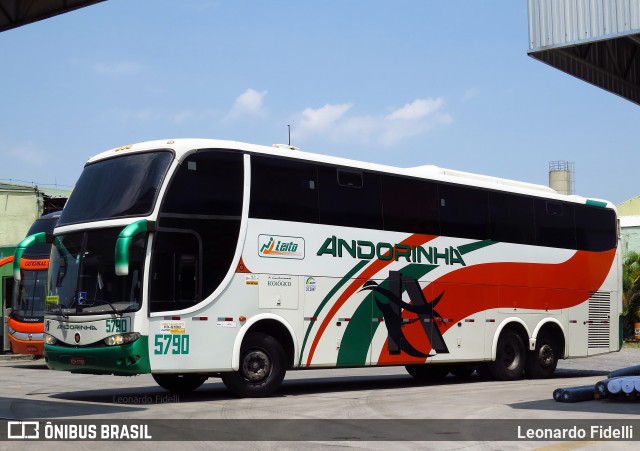 Empresa de Transportes Andorinha 5790 na cidade de São Paulo, São Paulo, Brasil, por Leonardo Fidelli. ID da foto: 9824775.