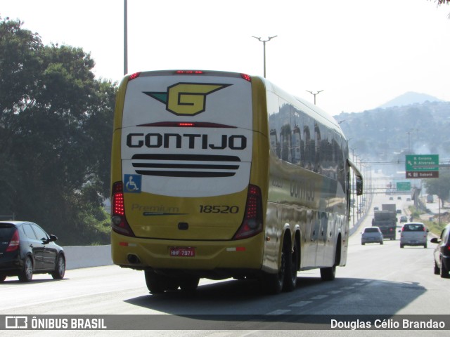 Empresa Gontijo de Transportes 18520 na cidade de Belo Horizonte, Minas Gerais, Brasil, por Douglas Célio Brandao. ID da foto: 9825955.