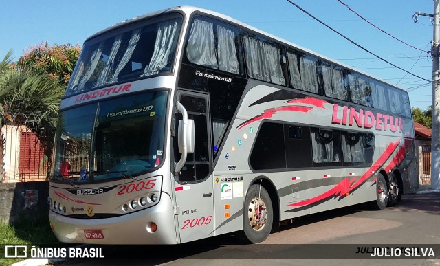 Lindetur - Empresa de Transportes Rodoviarios Lindermann 2005 na cidade de Esteio, Rio Grande do Sul, Brasil, por JULIO SILVA. ID da foto: 9826164.