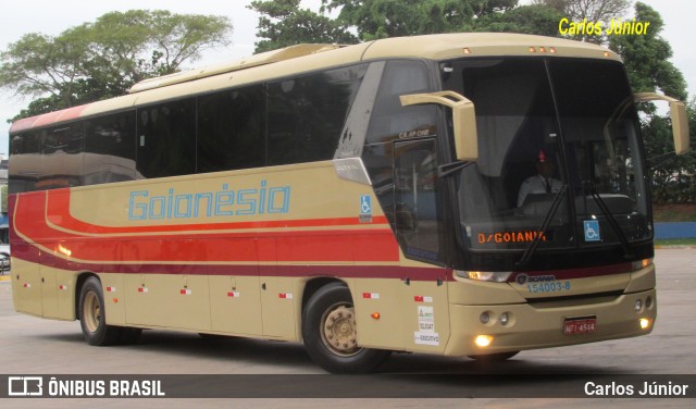 Auto Viação Goianésia 154003-8 na cidade de Goiânia, Goiás, Brasil, por Carlos Júnior. ID da foto: 9824863.