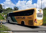 Empresa Gontijo de Transportes 7080 na cidade de Salvador, Bahia, Brasil, por Mairan Santos. ID da foto: :id.