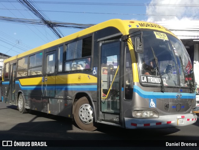 AMSA - Autotransportes Moravia 40 na cidade de San Vicente, Moravia, San José, Costa Rica, por Daniel Brenes. ID da foto: 9829171.