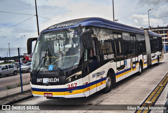 Belém Rio Transportes BD-88807 na cidade de Belém, Pará, Brasil, por Silas Bahia Monteiro. Número da foto: #9827723.